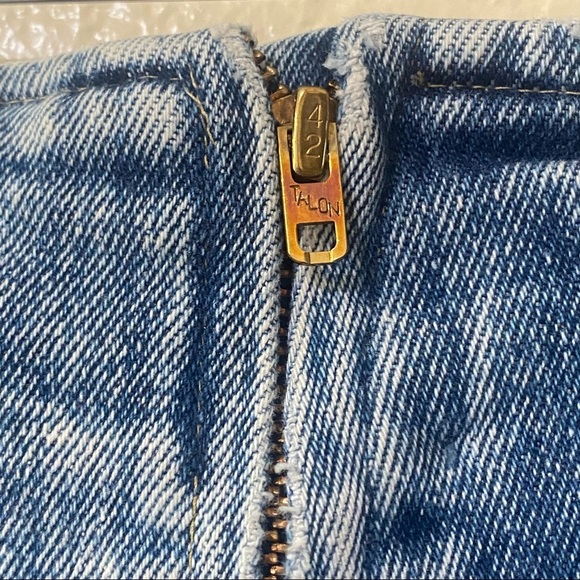 Vintage 80’s| Broadway‎ Transfer|  Acid Wash High-Rise Ankle Skinny Jeans - Picture 12 of 14